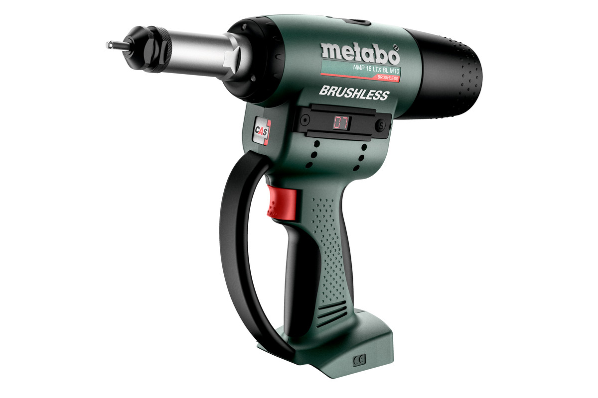 Akku Nietmutterpistole METABO NMP18LTX M10, o. Akku, o. Ladeger.