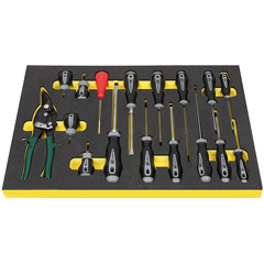 Schubladen-Werkzeugmodul Schraubenziehe PermaPor 495x330x35mm