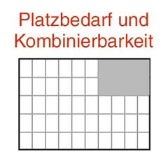 Einsatzkästchen Ba6-1 160x110x67mm per Stück,zu Carry Lite 80