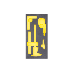 Schubladen-Modul 1 LEER Messsatz 3 1/3 PermaPor 165x330x35mm