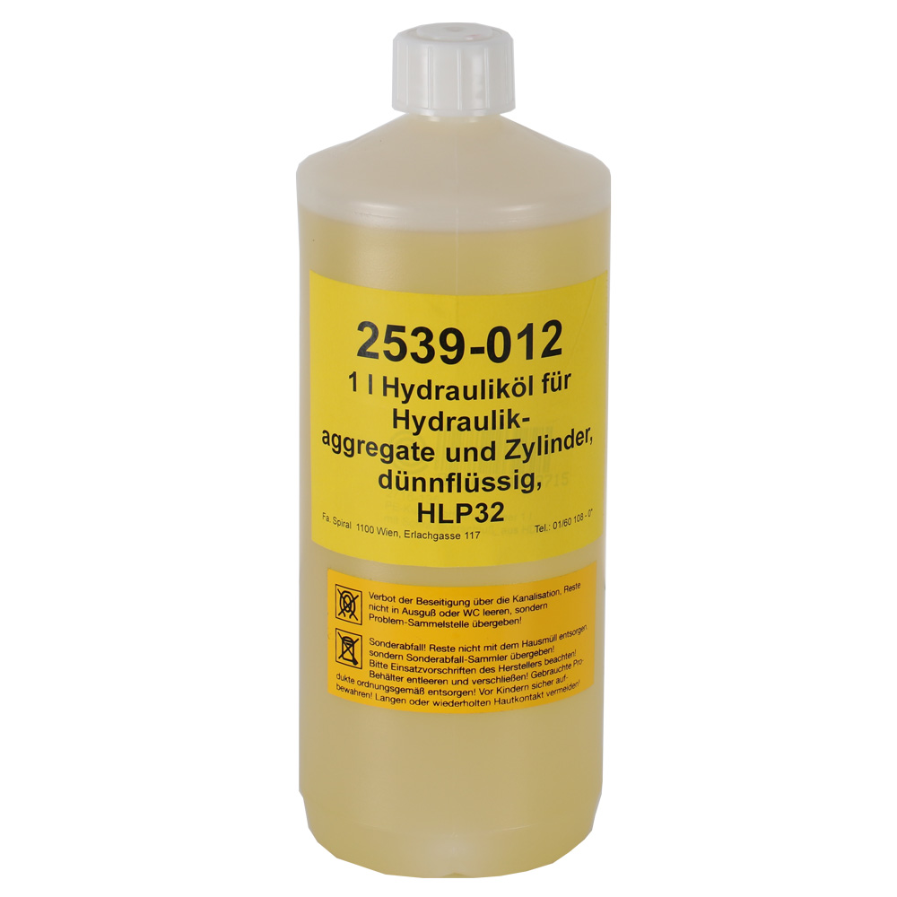 Hydrauliköl 1 Liter,für Hydraulik- Aggregate und Zylinder,dünnflüssig
