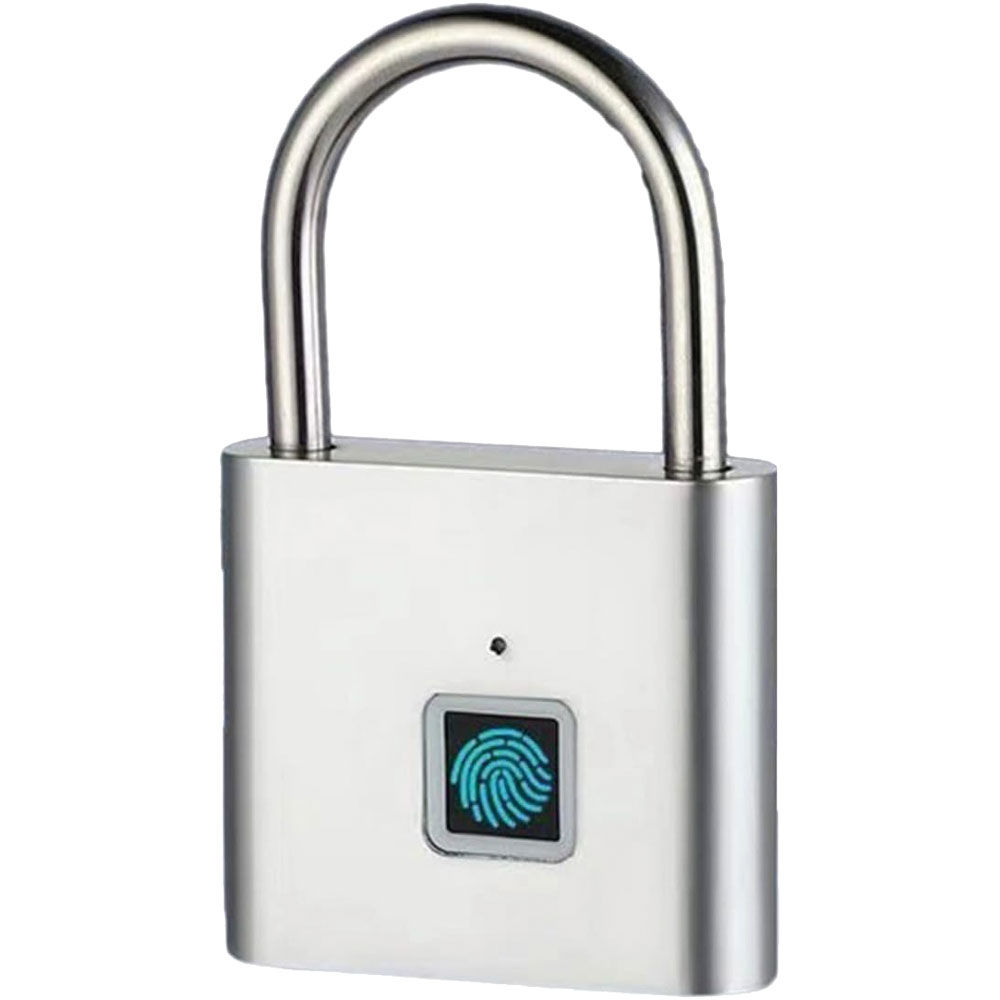 Fingerprint-Vorhangschloss 50mm Speicher für 20 Fingerabdrücke