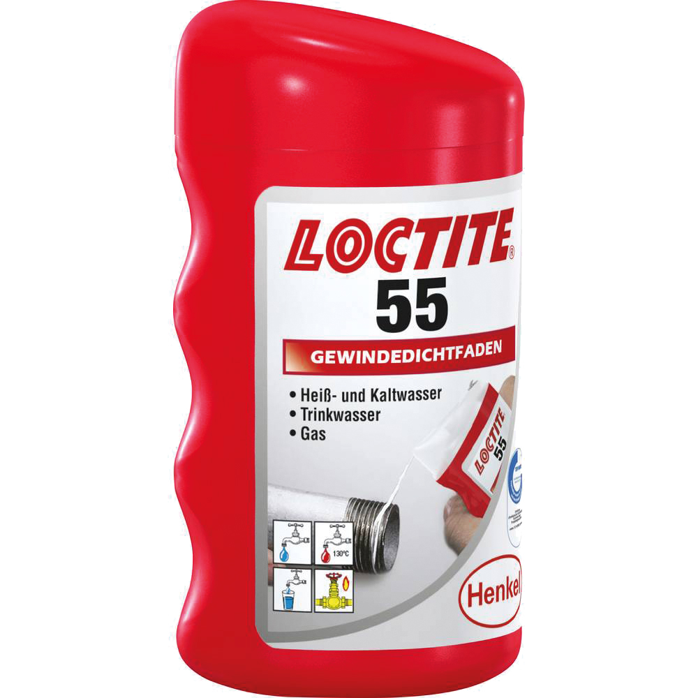 Gewindedichtfaden 160m,Loctite 55 KTW- und DVGW-Freigabe