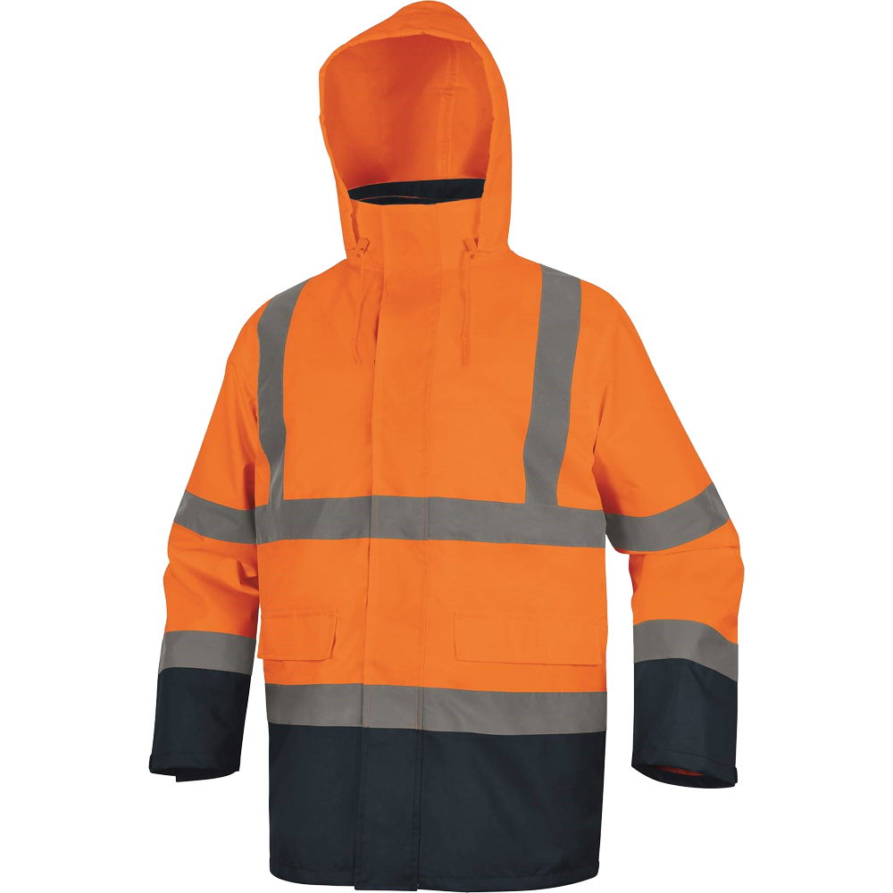 Warnschutzparka 5in1,Gr.L orange/marine,EN471/3,EN343