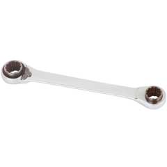 4-fach-Ring-Ratschschlüssel 10+13+17+19 CrV,verchromt,umschaltbar,totgangfrei