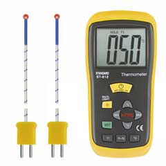 Thermometer DIGI-DUO -50/+1300°C,mit 2 Thermoperl-Fühlern,in Tasche
