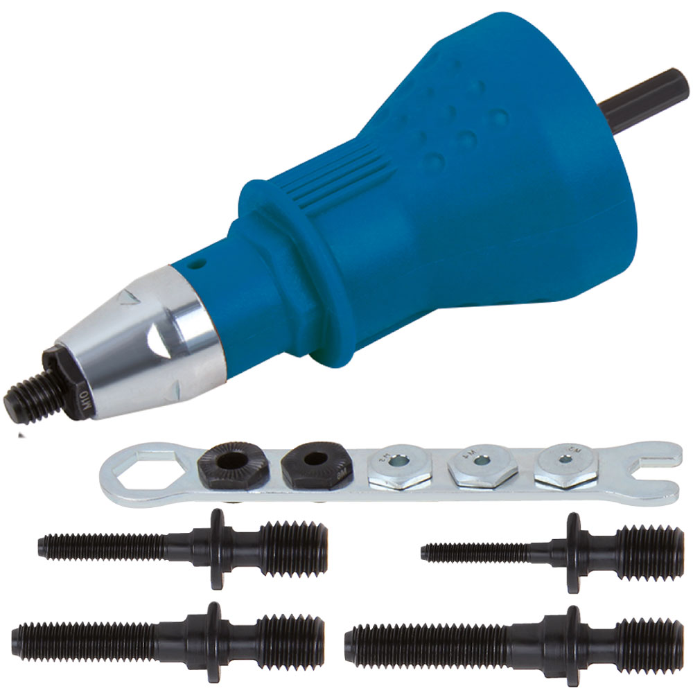 Niet-Gewindemutternaufsatz M4-M10 Profi- Blitz,für alle Bohrmaschinen