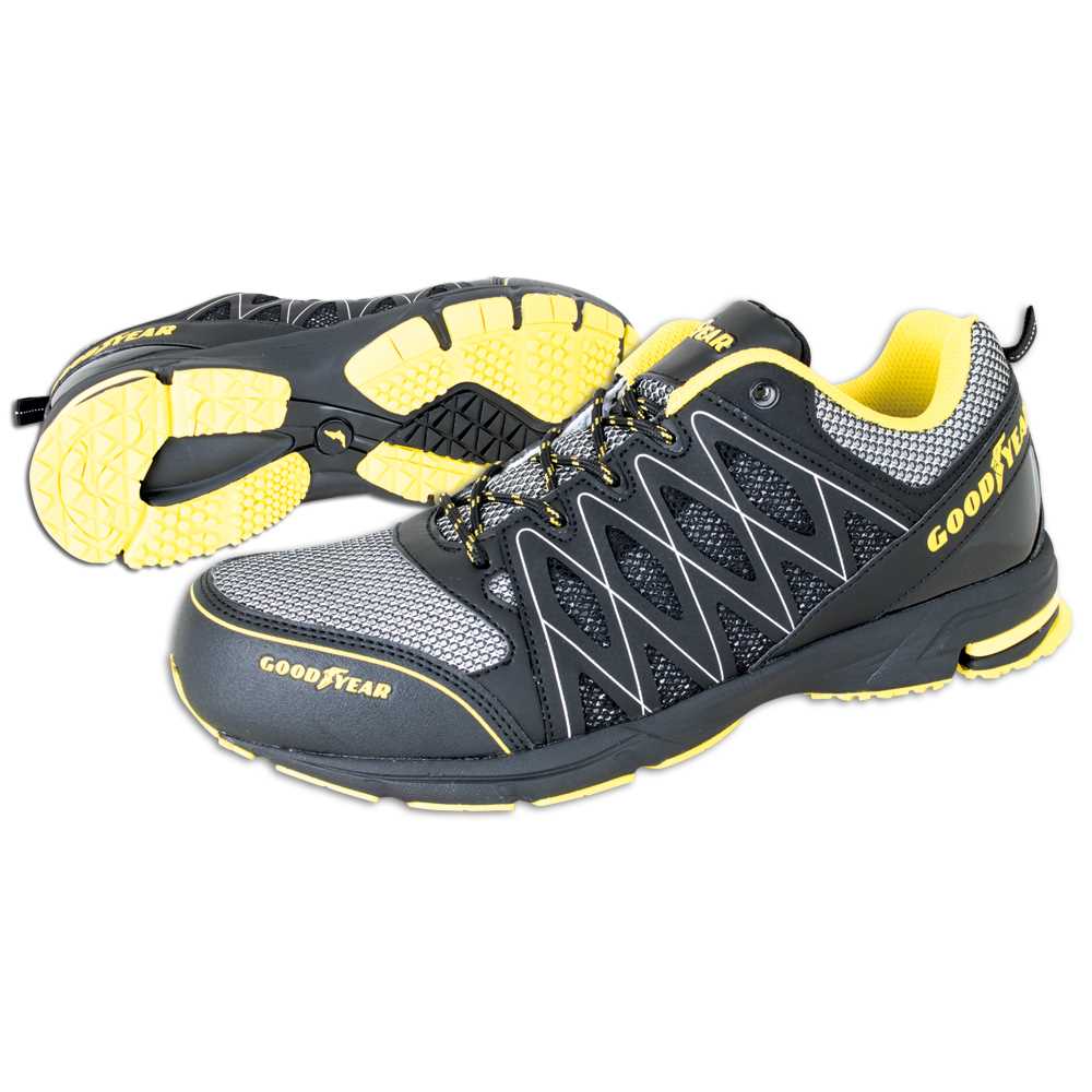 Halbschuh GOODYEAR 1502 S1P Gr.45 gelb metallfrei,EN20345/S1P HRO SRA