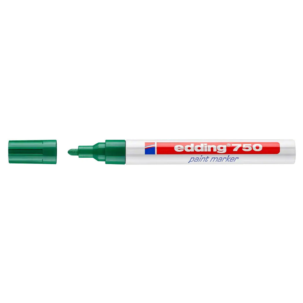 edding 750 Lackmarker grün mit Rundspitze ca. 2-4 mm