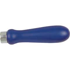Feilenheft GRIP 120mm blau,9,0mm Bohrung,klassische Form,Micro-Rauh