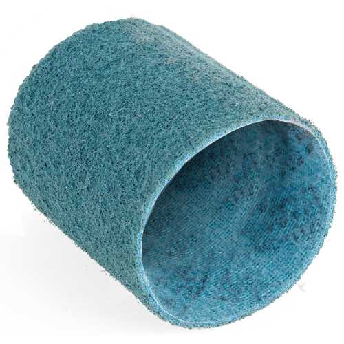 Schleifvlies-Hülse blau 90x100mm fein zum Mattieren