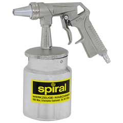 Untertopf-Sandstrahl-Pistole 6mm Düse mit 1 Liter Anticorodaltopf