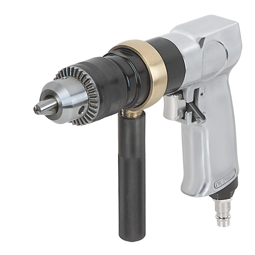 Preßluft-Bohrmaschine POWER 13mm 700U/min.Anschlußgewinde 1/4"