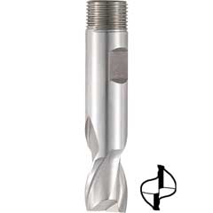 Langlochfräser mit Gewinde 6,0mm,ULTRA CO-HSS,System Clarkson,2-lippig