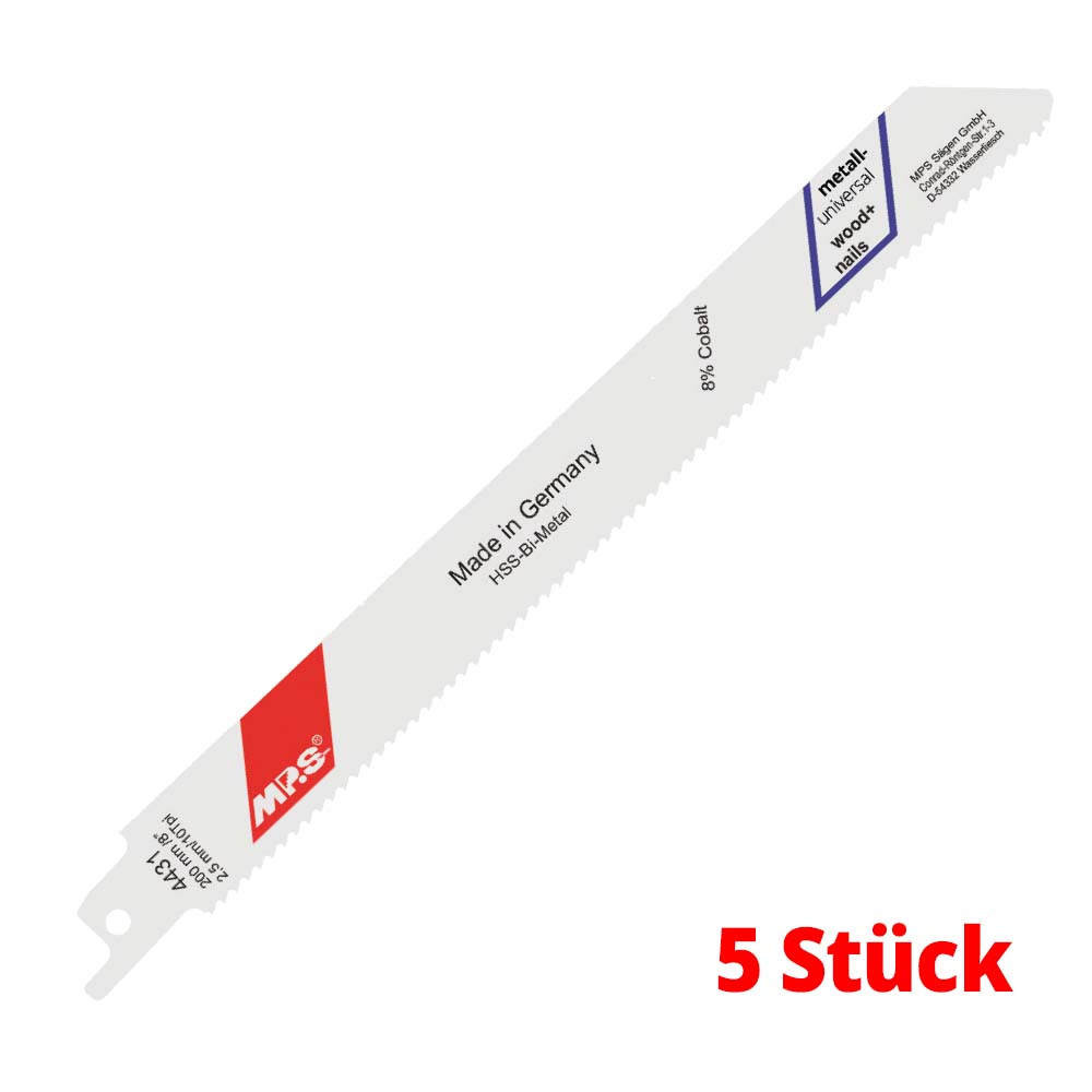 5 Stück Bi-Variosägeblatt 200-10/14Z Variozahn,Holz und Metall,3-150/3-12