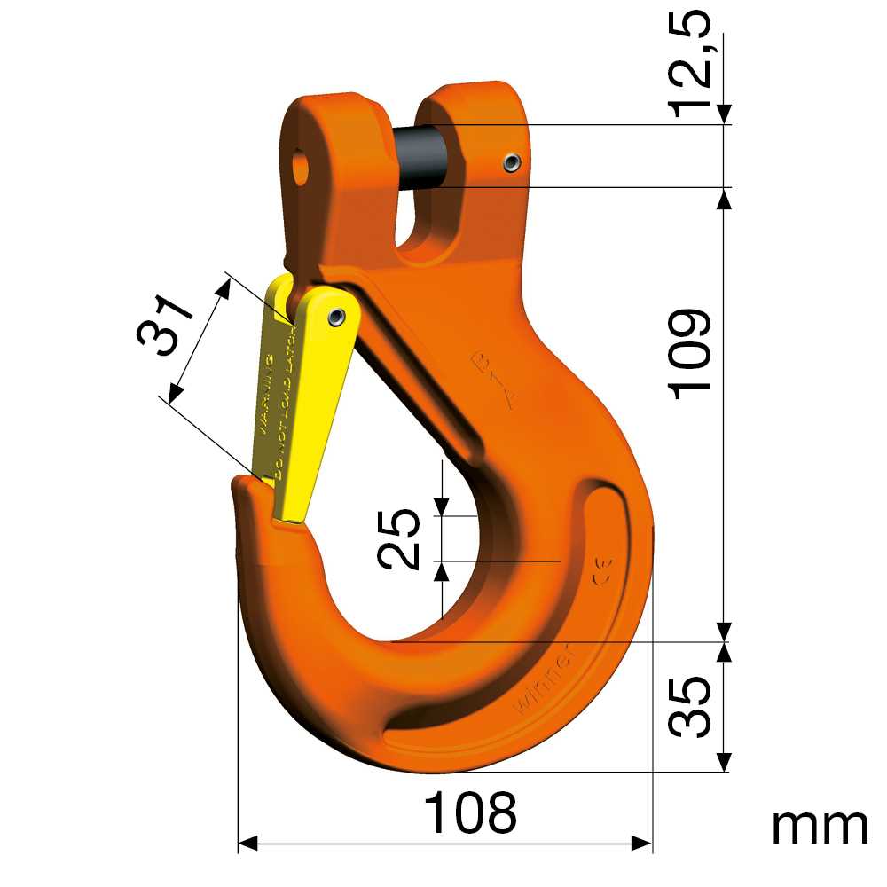 Kuppelhaken Nicralloy KHSW 10 GKL 10 hochfest,nach EN 1677-2