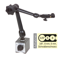 Magnetmeßstativ M8/290mm Aktionsradius Feineinstellung am Gestänge,NOGA