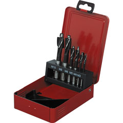 Flachsenker-Satz M3-10 Kernloch 6-teilig 6x2,5/8x3,3/10x4,2/11x5/15x6,8/18x8,5mm