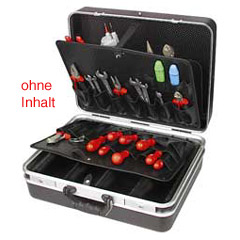 ABS-Alurahmenkoffer 488.171 mit 2 Werkzeugaufnahme-Mappen,460x200x360mm