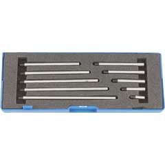 Messuhrverlängerungs-Satz 10-teilig 10-100mm mit Gewinde M 2,5,in Box