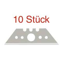 10 Stück Trapez-Klingen mit Mittelloch Breitschliff