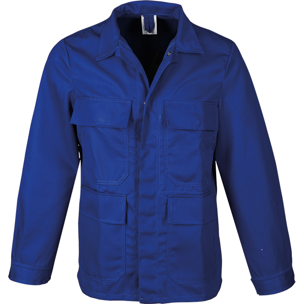 Schweißerjacke NOMEX Gr.54 kornblau EN 11612,A B1 C1,EN 1149-5
