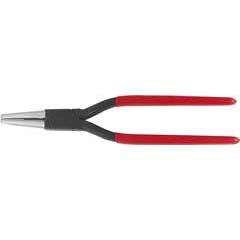 Spenglerzange rund 240mm geschmiedet eingelegt,PVC-getauchte Griffe