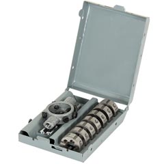 Schneideisen-Kassette 8-tlg. M3-M12 HSS-Schneideisen mit Schälanschnitt