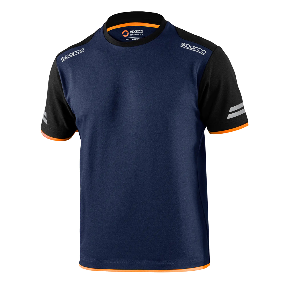 SPARCO T-Shirt Größe 3XL navy/neonorange