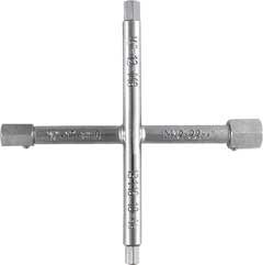 Sanitär-Kreuzschlüssel f.Stockschrauben und Hahnverlängerungen