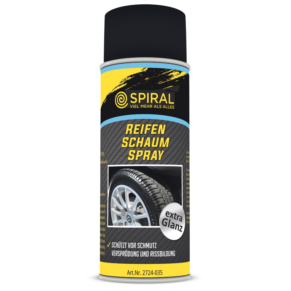 Reifenschaum-Spray 400ml Reifenschutz vor Versprödung und Schmutz