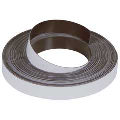 Magnetband 15m Rolle,weiß,20x0,85mm gut beschreibbar