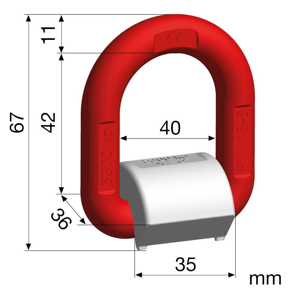 Anschweißöse Nicralloy PLE 6 WLL 1.120kg