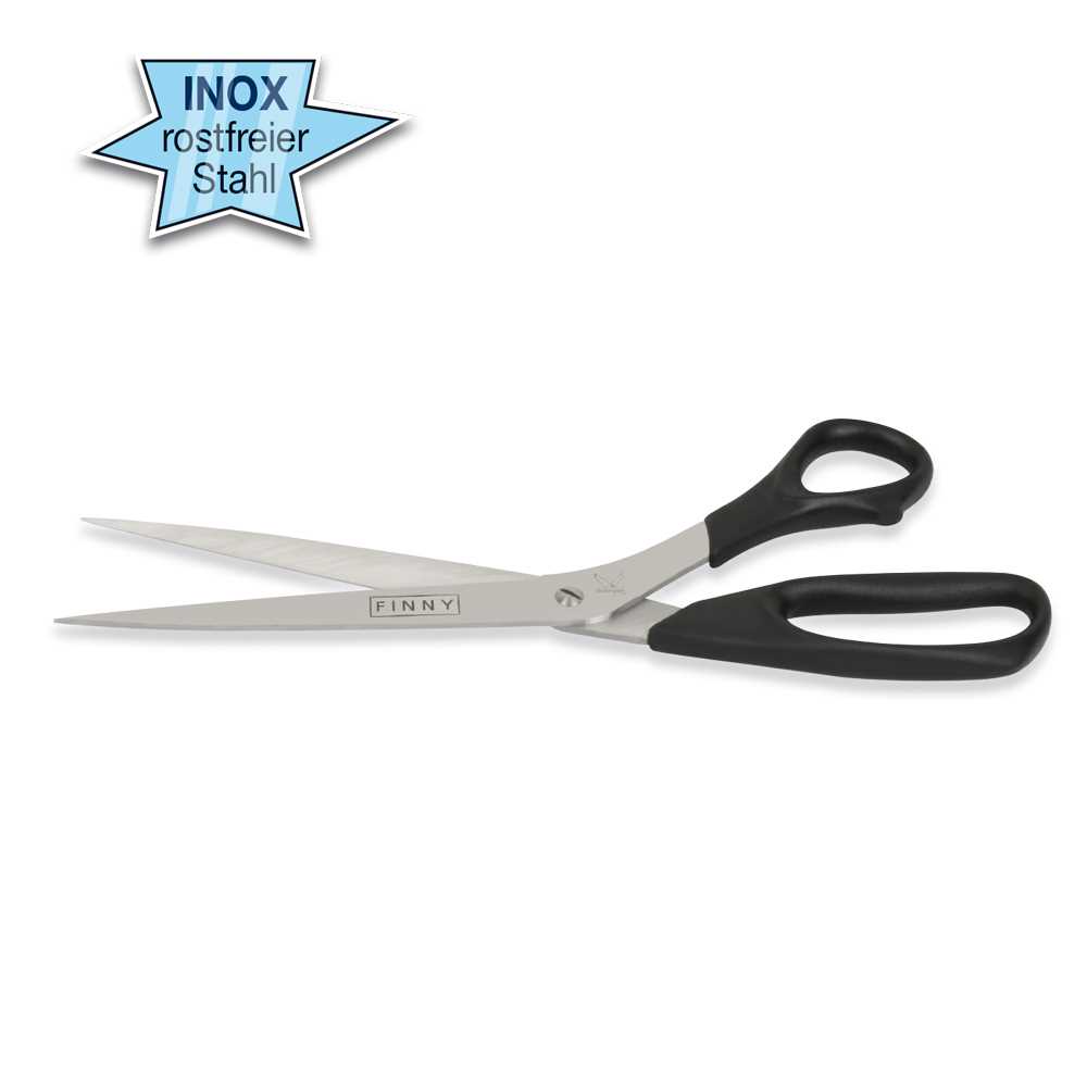 INOX-Office-Schere 250mm rostfrei Spitzenqualität,mit Kunststoffgriffen
