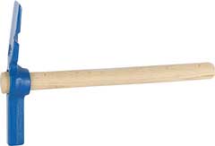 Maurerhammer,Holzstiel stahlgeschmiedet