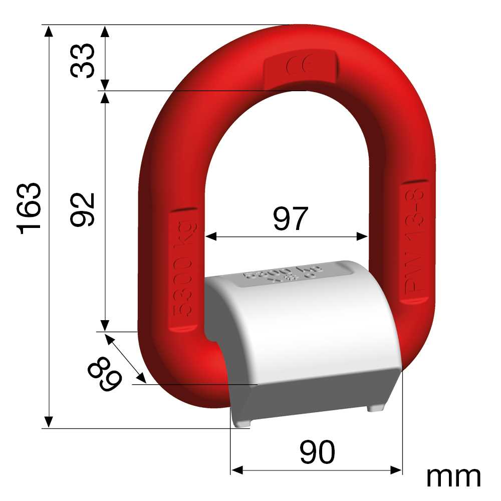 Anschweißöse Nicralloy PLE 22 WLL 15.000kg