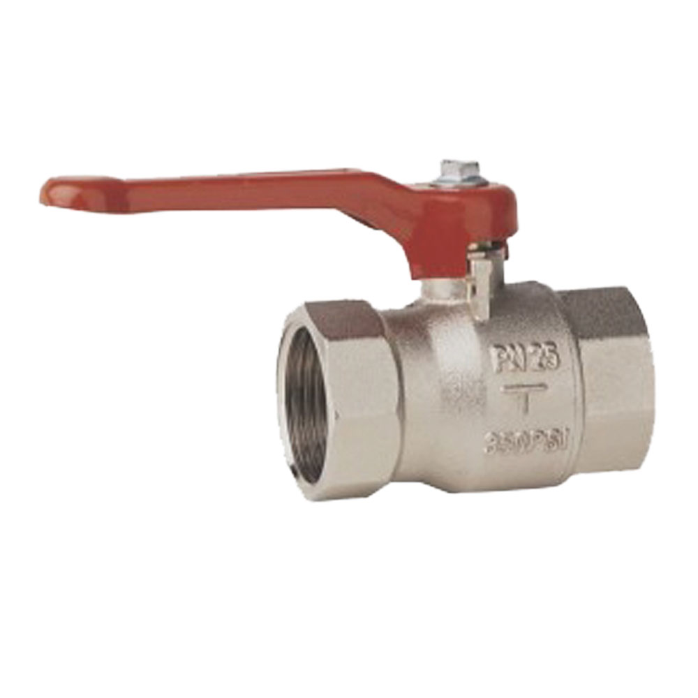 Kugelhahn 3/4" Messing vernickelt 7177-19