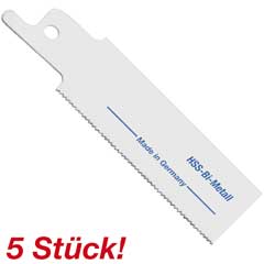 5 Stück Stichsägeblatt 150/ZT=1mm Bimetall,für Reciprosägen