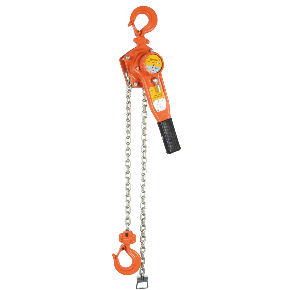 BULL-LEVER G2 Handhebelzug 1000kg/3m hochfeste Lastkette 6x18mm - verzinkt