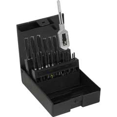 INOX-Handgewindebohrer-Satz M3-12 DIN352 HSS-E,für rostfreien Stahl,in Box