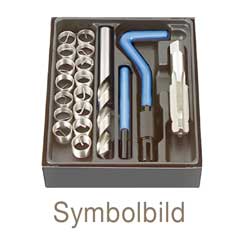 Gewindereparatur-Satz ECO M12x1,25/1,5 D mit Werkzeugen,10 Stück Gewindeeinsätze