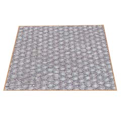 Hitzeschutz-Plane 600C/2000x2000x1,5mm beidseitig alubeschichtet