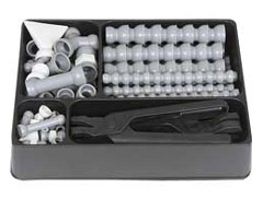 Cobra-6+12mm Gelenkschlauch-Satz 156-tlg 3x320mm(6mm)+3x320mm(12mm)+ Zubehör