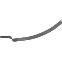 Zinkhobel 190X25mm,8 Zähne/Zoll,gehauene Zahnung,gebogene Angel