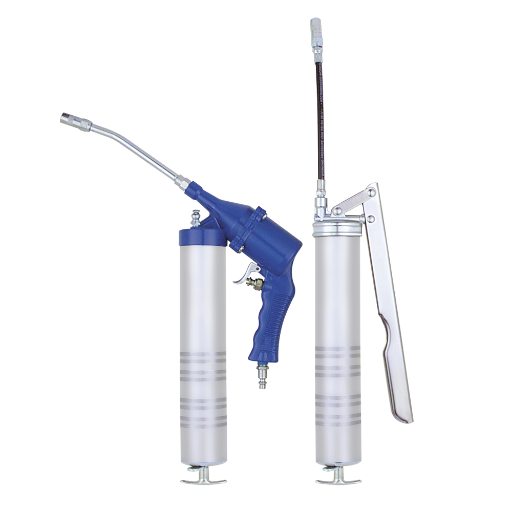 Pressluft-Abschmierpistole 500cm³ für Preßluft und Handbetrieb